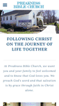 Mobile Screenshot of preaknessbiblechurch.org