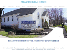Tablet Screenshot of preaknessbiblechurch.org